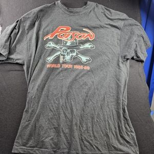 Poison World Tour Graphic T-Shirt - Gray